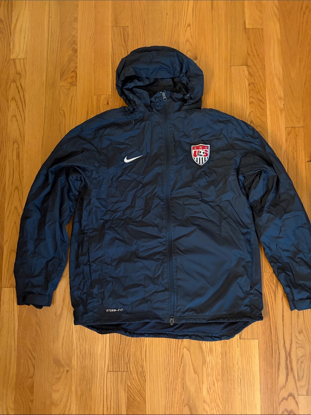 Nike USA Soccer USMNT Stadium Storm-Fit Team Issue Rain Jacket l Men’s Large